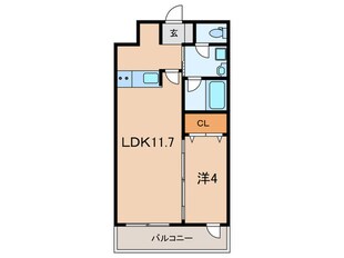 ウェルスクエア西宮甲東園の物件間取画像